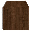 Camerina TV Wall Cabinet with Brown Oak 100x35x31 ,TV Stand Unit,TV Y8T8