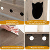 Hidden Kitty Washroom Modern Cat House Condo-Gray