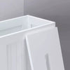 Wooden Slimline Shaker Unit Multi purpose Bathroom Toilet Roll Storage Tidy Box