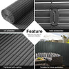 Slat Wind Panel 6FT PVC Screening Fencing 200 x 300 cm Garden Privacy Fence Mat