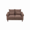 Panana Linen Fabric 2 & 3 Seater Sofa Couch with Wood Legs 3 Colours