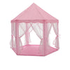 Foldable Kids Teepee Tent Girls Boys Princess Playhouse for Indoor Outdoor Game
