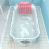 Plastic Foldable Bathtub Water Tub Spa Bath Basin Soaking Bucket Shower Barrel