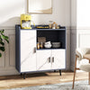 Freestanding Sideboard Cabinet with 3 Doors Living Dining Room Storage Cupboard