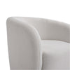 Modern Teddy Fabric Accent Armchair Cuddle Chair Swivel Plush Soft Lounge Chair