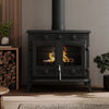 Cast Iron Woodburning Multifuel Stove Fireplace Heat Warm Indoor 10KW