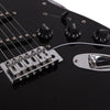 Glarry Electric Guitar Full Set with Pickguard 20W Amp Cable Bag Strap Kit Black
