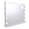 Large Hollywood Vanity Makeup Mirror With Lights Wall Mount Tabletop 10X Magnif