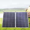 Portable 30-200W Monocrystalline Solar Panels Controller Home/Caravan/RV/Camper