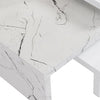 Design Rotating High Gloss Coffee Table With 3 Tops In Vida Marble Effect