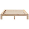 Bed Frame without 140x200 Solid Wood Pine A2L0