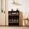Shoe Rack Shoe Storage Cabinet Wooden Stand Cupboard Unit 2 Drawers Organiser UK