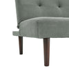Modern Fabric 3 Seater Sofa Recliner Sleeper Sofa Bed Single With Solid Wood Leg