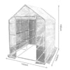 Outdoor Greenhouse Garden PE Plastic Grow Green House w/ 4 Shelves Planting Shed