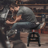 Rolling Mechanic Stool Height Adjustable Workshop Creeper Seat 150 KG Capacity