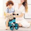 Baby Balance Bike 4 Wheels Toddler Ride On Toys Infant Walker Training Blue