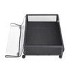 2X Underbed Storage Box on Wheels Lid Under Bed Sofa Portable Dustproof Organize