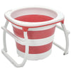 Folding Portable Bathtub Bath Tub Adult Child Warm Spa Sauna Soaking Barrel&Lid