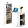 Computer Desk Bookshelves Workstation Corner Study Table Storage Combo