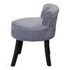 Bedroom Padded Seat Vanity Chair Makeup Stool Dressing Table Velvet Pouffe Chair