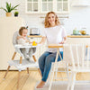 4 in 1 Baby High Chair Infant Child Feeding Seat Highchair Food Tray Safety Belt