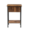 2 Tier Wooden Side End Table Nightstand Tea Tables Living Room Bedroom Furniture