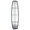 38x120CM WINDOW STYLE MIRROR LIVING ROOM DECOR HALLWAY GARDEN WALL GLASS (BLACK)