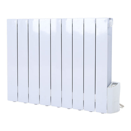 Aluminum Panel Heater Radiator Wall Mount Oil Filled Digital Electric 1500W