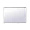 60x40cm Wall Mounted Metal Framed Bathroom Mirror Bedroom Makeup Dressing Mirror