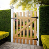 Wooden Garden Gate Pedestrian Privacy Fence Gate Porch Decorative Fence Panel