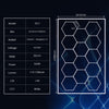 14x Hexagon LED Lighting Car Detail Home Garage GYM Retail Lighting Barber