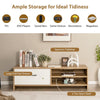 TV Stand for TVs up to 55 Inches Wooden TV Console Table Entertainment Center