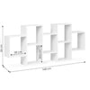 Stylish Space Saving Floating Wall Shelves Display Shelf Bookshelf Storage Unit