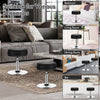 Height Adjustable Dining Chair 360-Degree Swivel Bar Stool Vanity Stool-Black