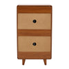 Wooden 5Tier Shoe Cabinet with 2Drawers Home Organizer for Entryway Tidy Storage