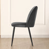 2/4/6 Velvet Suede Dining Chairs Upholstered seat with Metal Legs Kitchen Chairs
