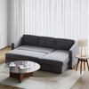 L-Shape 3Seater Sofa Settee Corner Double Sleeper SofaBed Recliner Couch Storage