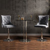 Medium Back Barstool Adjustable Kitchen Counter Bar Stool Chair Soft Padded Seat
