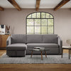 L-Shape 3Seater Sofa Settee Corner Double Sleeper SofaBed Recliner Couch Storage