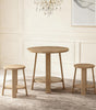Round Dining Table for 2, 31.5'' Farmhouse Small Kitchen Table for Dining Room
