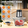 2L Electric Food Chopper | 2-Speed Processor for Vegetables, Meat & More UK