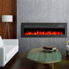 Electric 50inch Insert/Wall Mounted LED Fireplace Wall Inset Into Fire Freestand