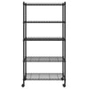 Storage Shelf with 5 Shelves Kitchen Shelf Standing Shelf Household Shelf R0P5