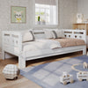Single/Super King Daybed Guest Bed Pull Out Trundle Bed Bedroom Furniture White