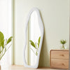 Irregular Full Length Mirror with Velvet Frame Home Living Room 160 x 60cm NEW