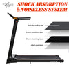 TREADMILL RUNNING ADJUSTABLE INCLINE ELECTRIC BLUETOOTH FOLDING MACHINE 12KM/HR