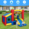 Kids Bouncy Castle Inflatable Bouncer House Blow Up Jumper w/Slide Carrying Bag