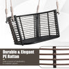 Patio Hanging Rattan Basket Chair Indoor Outdoor Swing Hammock Chair