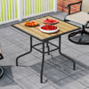 Picnic Table Outdoor Camping Patio Party Dining Tables Garden Furniture Metal