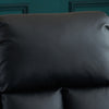 PU Leather Recliner Chairs with Cup Holders Push Back Reclining Sofa Living Room